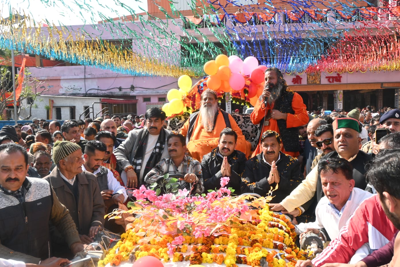 उपमुख्यमंत्री व लोक निर्माण मंत्री ने श्री राधाकृष्ण मंदिर के वार्षिक महासम्मेलन में लिया भाग