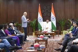 AI समिट में हिस्सा लेने वाले CEOs ने उपराष्ट्रपति से की मुलाकात