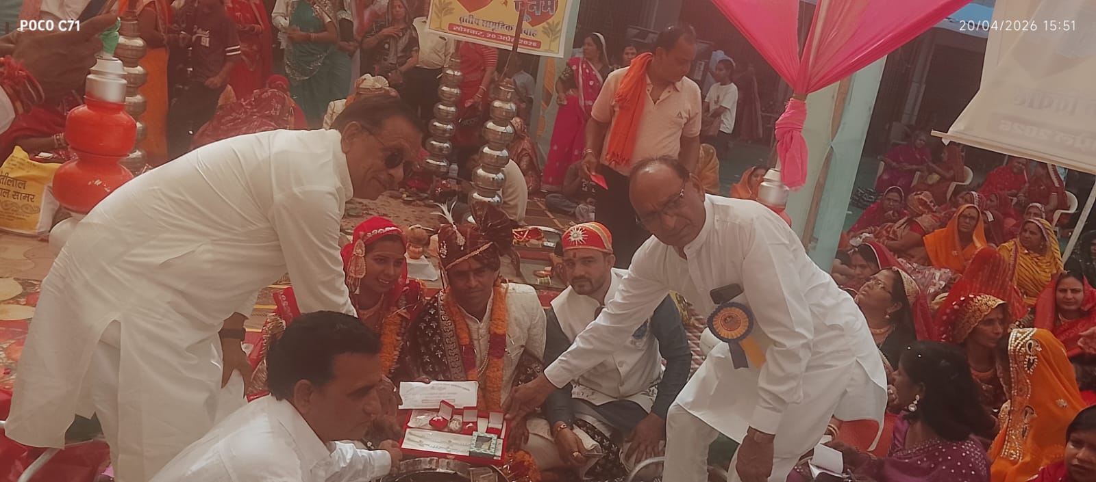सांवरिया जी में हुआ आमेटा ब्राह्मण समाज का सामूहिक विवाह सम्मेलन 
