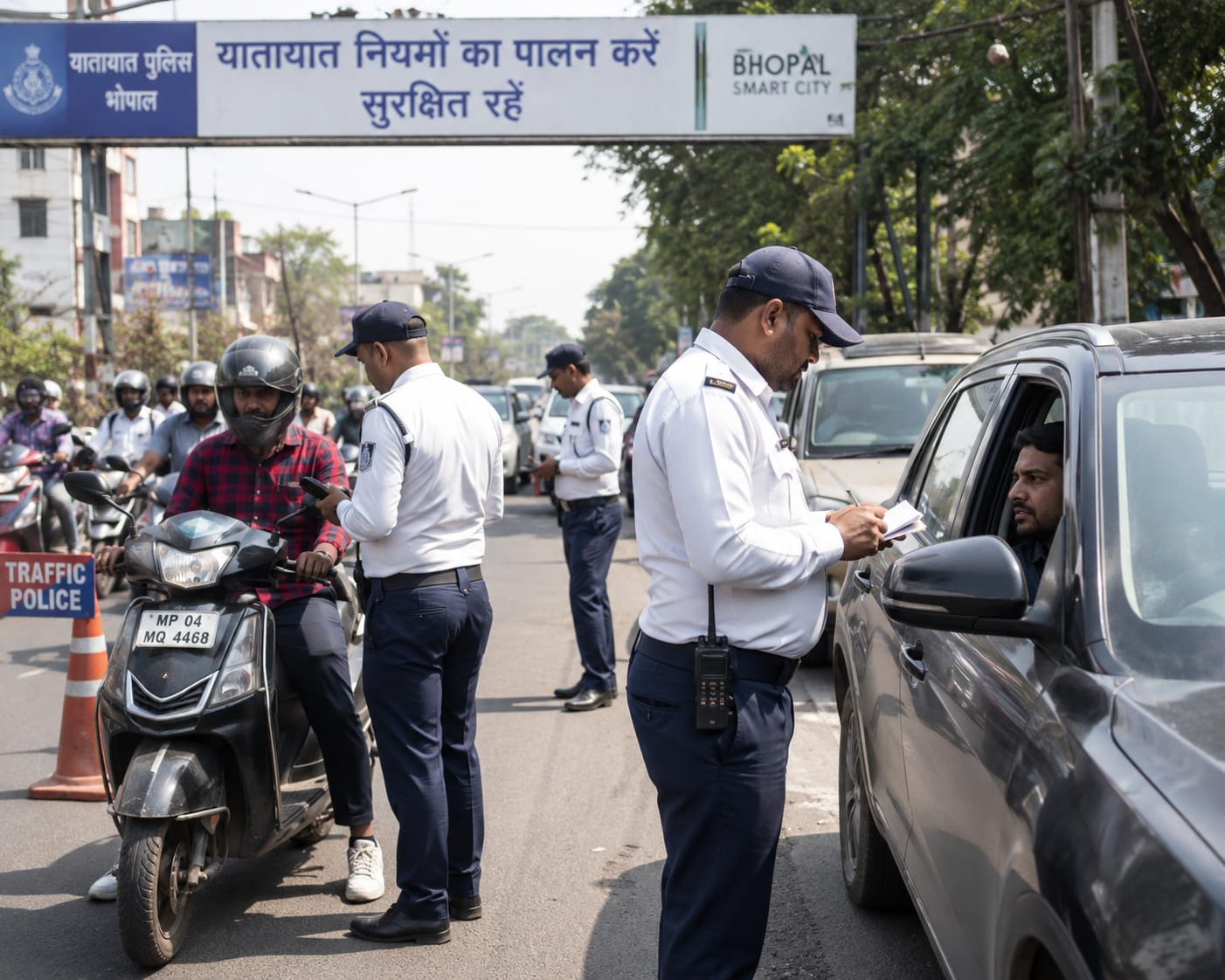 गाड़ियों पर केवल सही नंबर प्लेट हो, पुलिस, प्रेस, वकील, जज लिखा हो तो कार्यवाही कीजिए